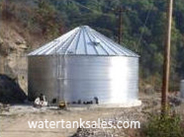100,000 Gallon Steel Water Tank
